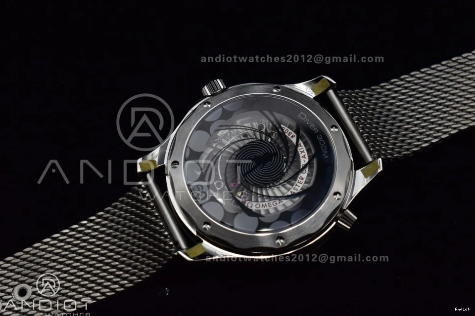 Bracelet Best anniversary VSF 42mm 300M James Bond 60th Mesh Edition A8806 on Seamaster 0102